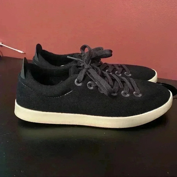 Allbirds Black Wool Pipers  Sneakers - Picture 3 of 7